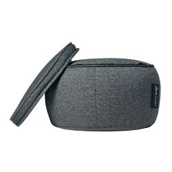 Wing Ottoman in a Titanium Weave Fabric from Ambient Lounge in New Zealand