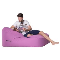 purple satellite twin bean bag