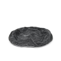 small grey faux fur dog bed cover made by Ambient Lounge New Zealand