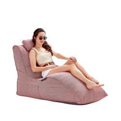 pink lounger bean bag chair
